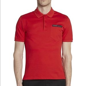 Givenchy Logo Tape Pocket Polo
